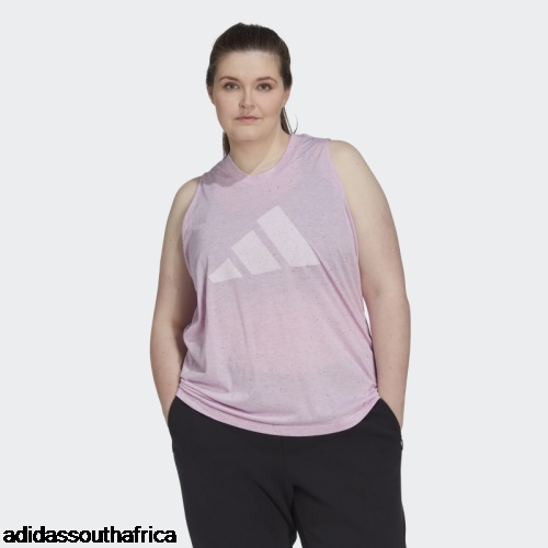 Future Icons Winners 3.0 Tank Top (Plus Size) Lilac Mel Adidas South Africa