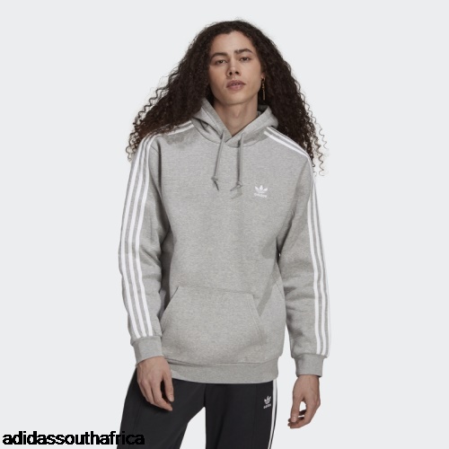 Medium Grey Adicolor Classics 3-Stripes Hoodie Adidas South Africa