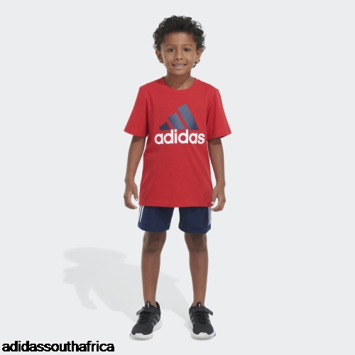 Scarlet Tee and Cargo Shorts Set Adidas Adidas South Africa