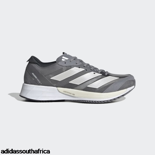 Grey Adizero Adios 7 Running Shoes Adidas Shoes South Africa