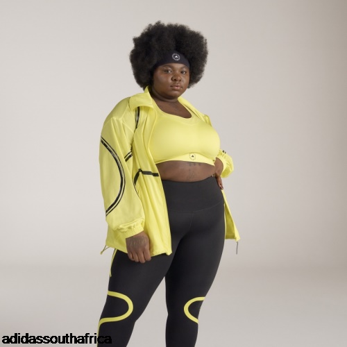 by Stella McCartney TruePace Woven Training Jacket- Plus Size Hot Shock Yellow Adidas South Africa