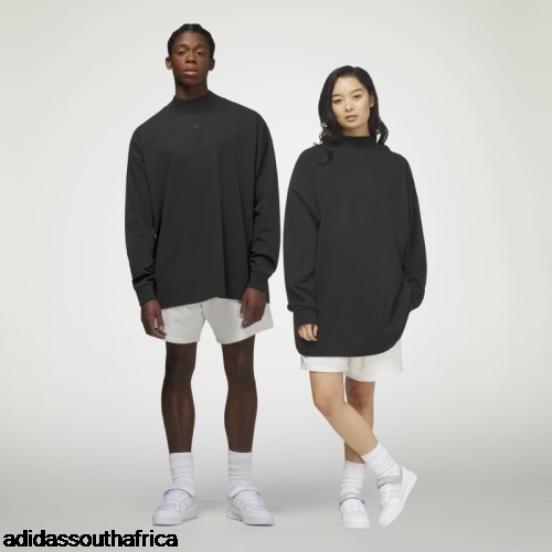 Black Basketball Long Sleeve Tee Hot Adidas South Africa