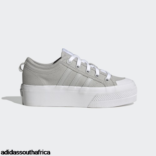 Grey Nizza Platform Shoes Adidas Adidas Shoes South Africa