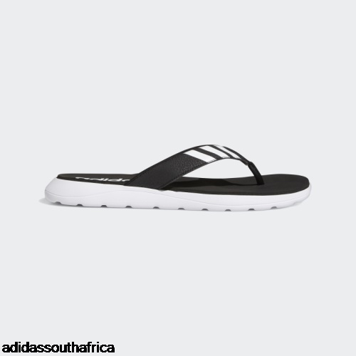 Black Comfort Flip-Flops Adidas Adidas Shoes South Africa