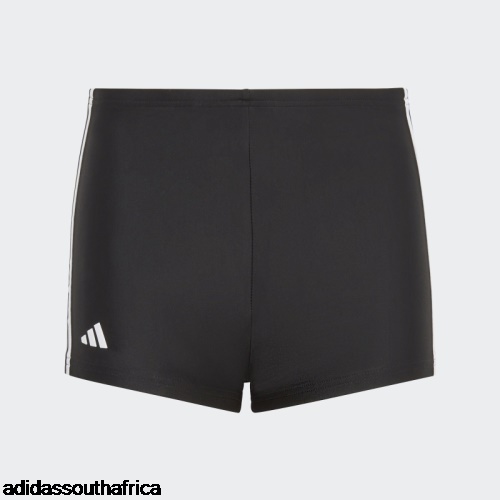 Black Classic 3-Stripes Swim Boxers Adidas Adidas South Africa