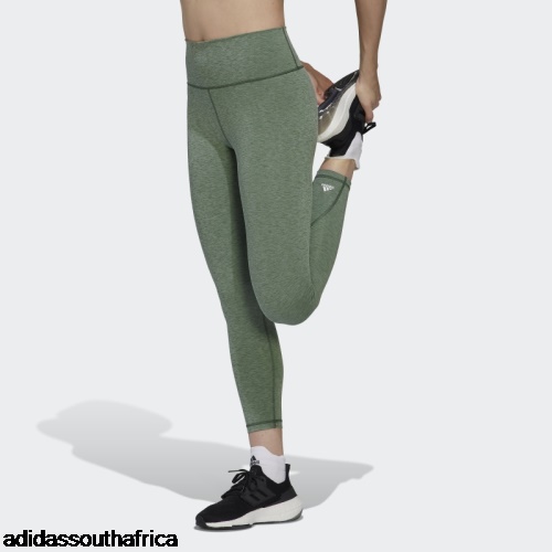 Optime Training 7/8 Leggings Green Oxide Mel Adidas South Africa