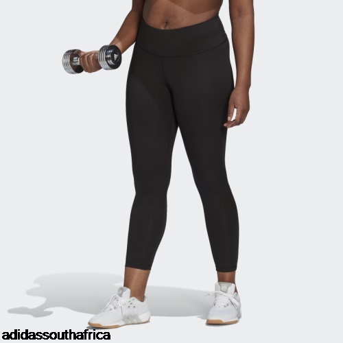 Black Optime Training Leggings (Plus Size) Adidas South Africa