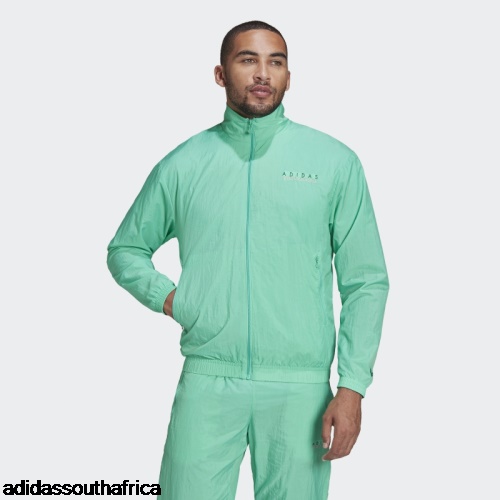 Hi-Res Green Sports Club Track Top Adidas South Africa