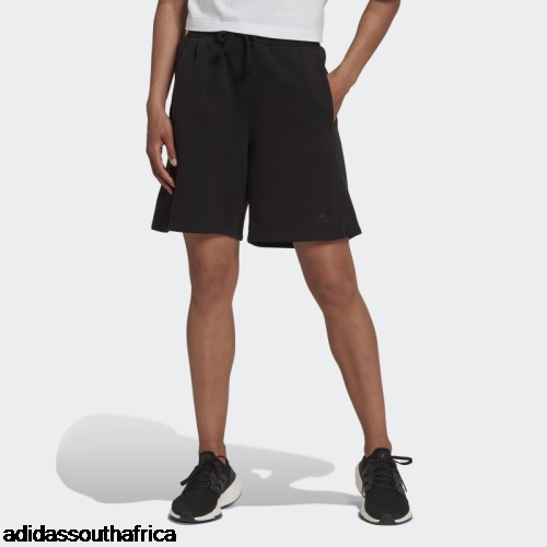 Black ALL SZN Fleece Shorts Adidas South Africa