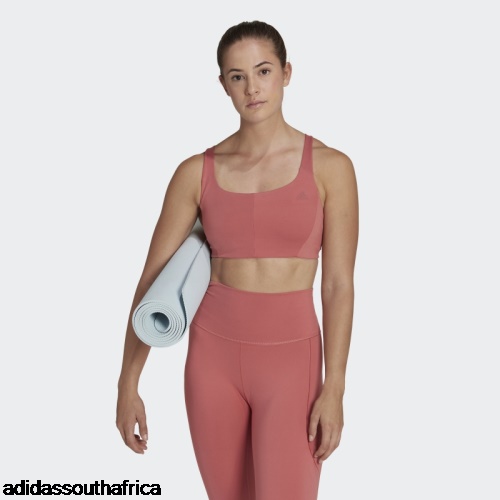 CoreFlow Medium-Support Bra Red Adidas South Africa