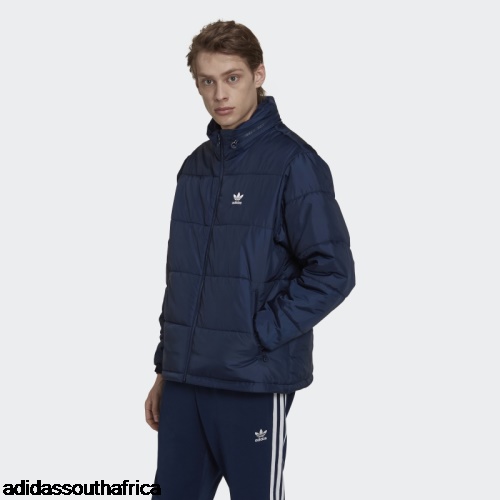 Night Indigo Essentials Padded Puffer Jacket Adidas Adidas South Africa