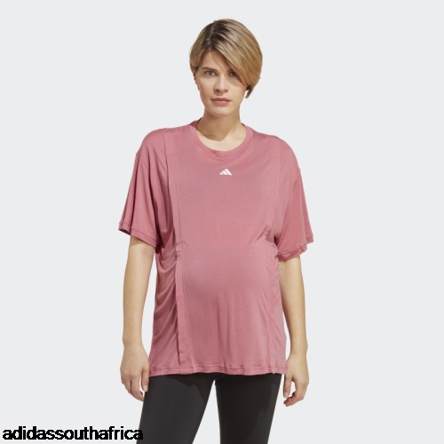 Pink AEROREADY Train Essentials Nursing Tee (Maternity) Adidas Adidas South Africa