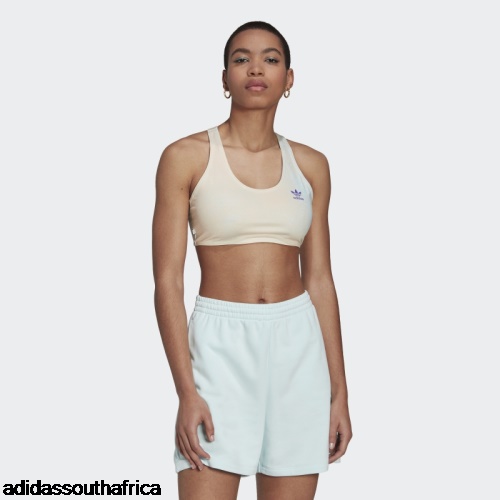 Allover Print Bra Top Blue Adidas Adidas South Africa