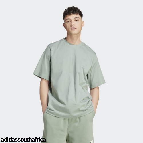 Silver Green Lounge Tee Adidas South Africa