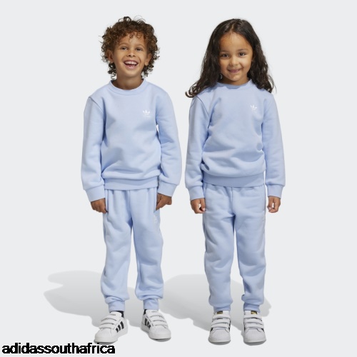 Adicolor Crew Set Blue Dawn Adidas South Africa