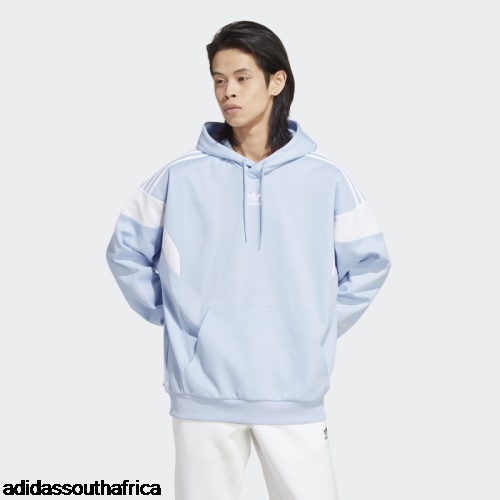 Adicolor Classics Cut Line Hoodie Blue Dawn Adidas South Africa