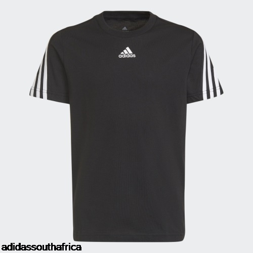 Black Future Icons 3-Stripes Tee Adidas South Africa