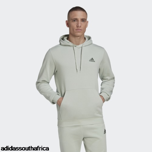 Essentials Fleece Hoodie Green Adidas Adidas South Africa