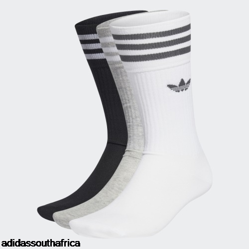 Crew Socks 3 Pairs White Adidas South Africa