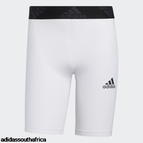 White Techfit Short Tights Adidas Adidas South Africa