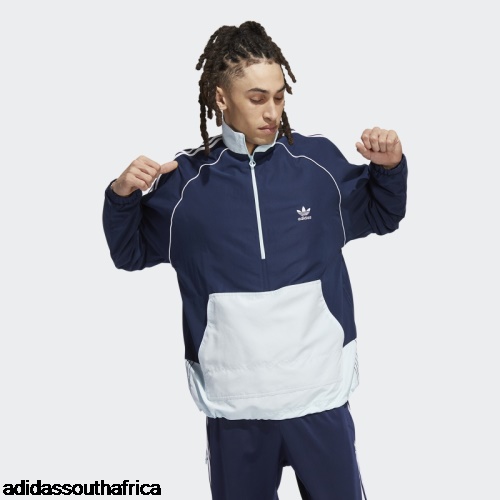 Navy Woven SST Anorak Adidas Adidas South Africa