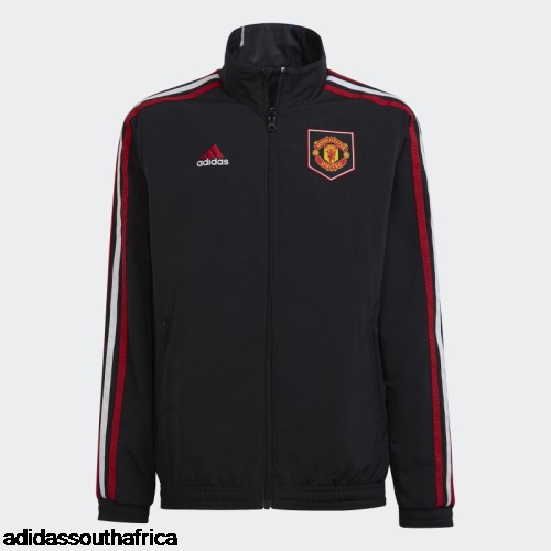 Black Manchester United Anthem Jacket Adidas South Africa