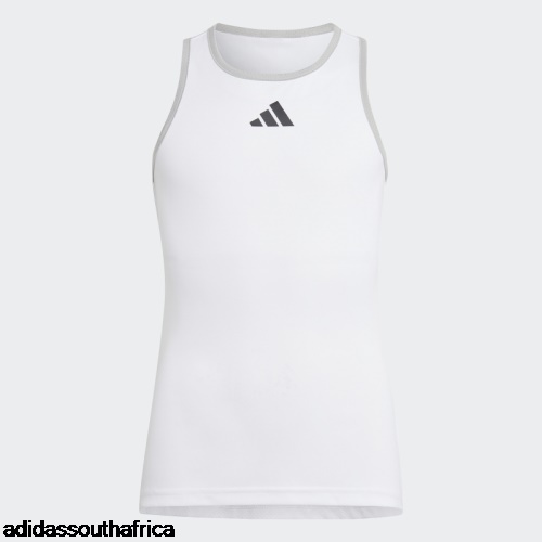 White Club Tank Top Adidas South Africa