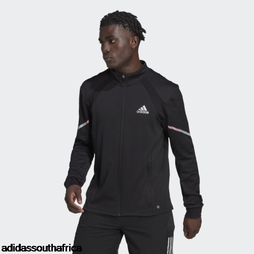 Everydayrun Full-Zip Knit Jacket Black Adidas South Africa