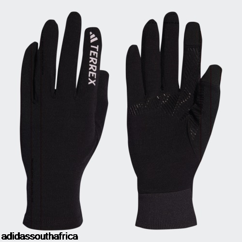 Black Terrex Merino Wool Gloves Adidas South Africa