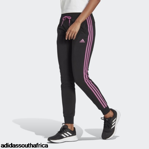 Essentials 3-Stripes Pants Black Adidas Adidas South Africa