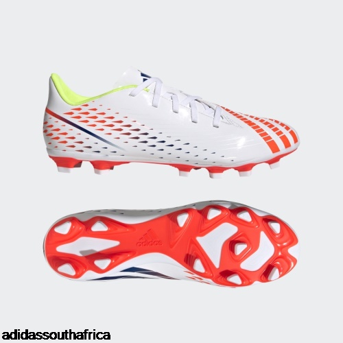 Predator Edge.4 Flexible Ground Cleats White Adidas Shoes South Africa