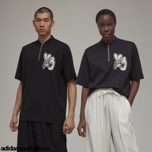 Hot Y-3 Half-Zip Short Sleeve Tee Adidas Adidas South Africa