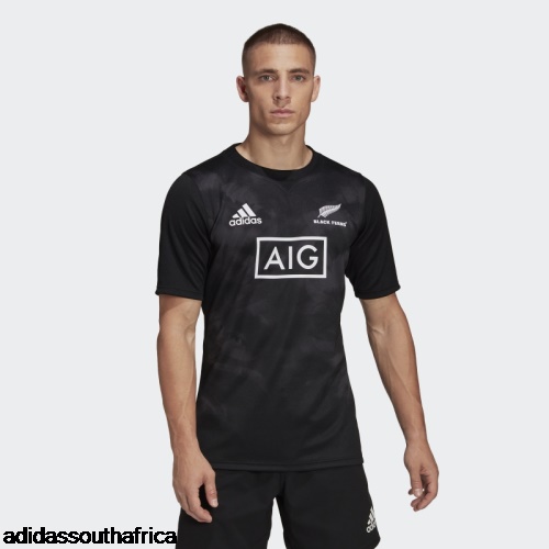 Black Ferns Rugby Primeblue Replica Home Jersey Black Stylish Adidas South Africa