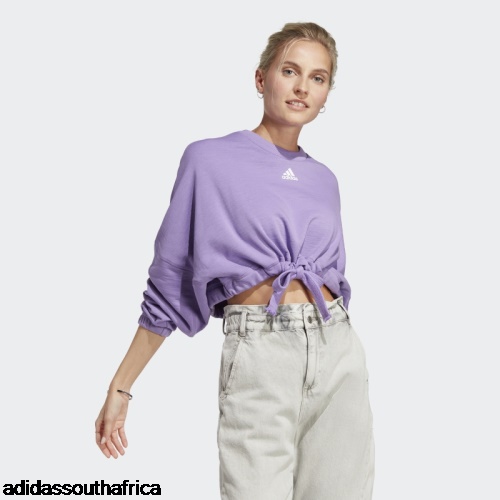 Violet Dance Crop Versatile Sweatshirt Adidas South Africa