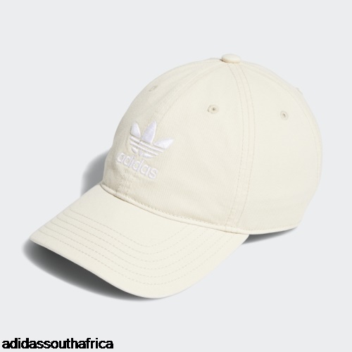 White Relaxed Strap-Back Hat Adidas Adidas South Africa