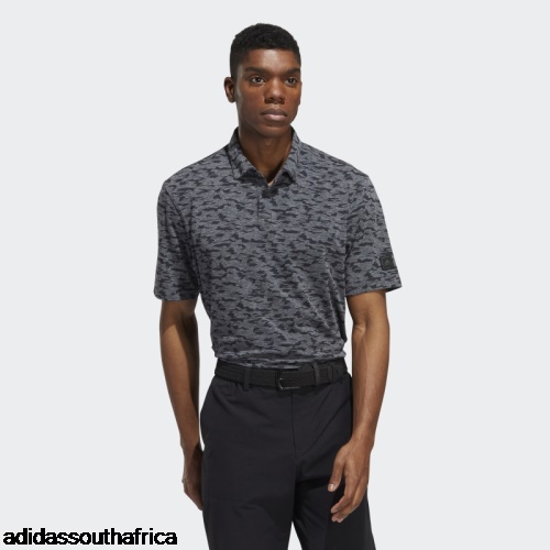 Go-To Camo-Print Polo Shirt Black Adidas South Africa