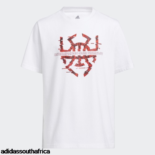 White Donovan Mitchell D.O.N. Issue #4 Tee Adidas Adidas South Africa