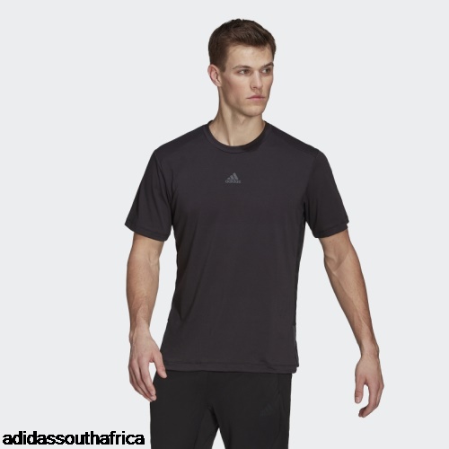 AEROREADY Yoga T-Shirt Black Adidas Adidas South Africa