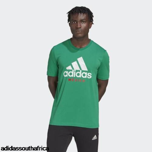 Mexico Graphic Tee Green Adidas South Africa