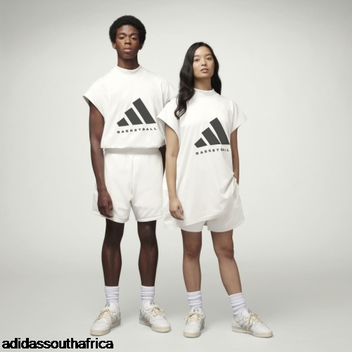 White Basketball Sleeveless Tee Adidas South Africa