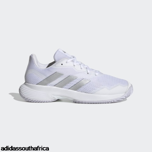 Fashion CourtJam Control Tennis Shoes Silver Adidas Shoes South Africa