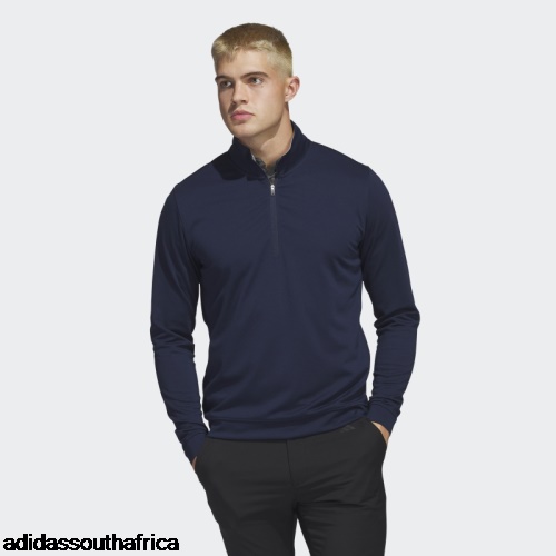 Navy Elevated Golf Sweatshirt Adidas Adidas South Africa