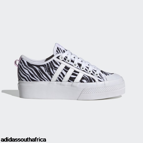 Black Nizza Platform Shoes Adidas Shoes South Africa