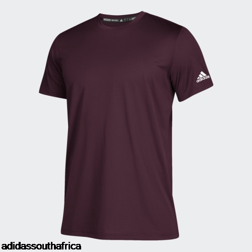 Maroon Clima Tech Tee Adidas South Africa