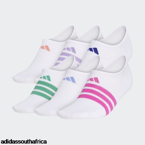 Superlite Super-No-Show Socks 6 Pairs Pop Purple Mel Fashion Adidas South Africa