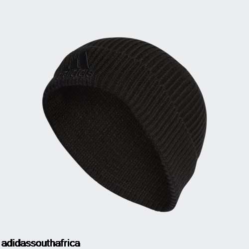 Two-Colored Logo Beanie Black Adidas Adidas South Africa