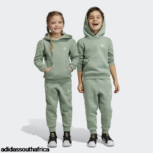 Adicolor Hoodie Silver Green Set Adidas Adidas South Africa