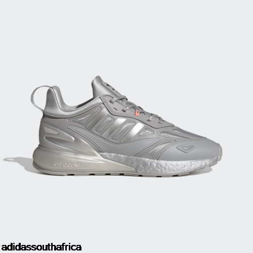 Grey ZX 2K BOOST 2.0 Shoes Adidas Adidas Shoes South Africa