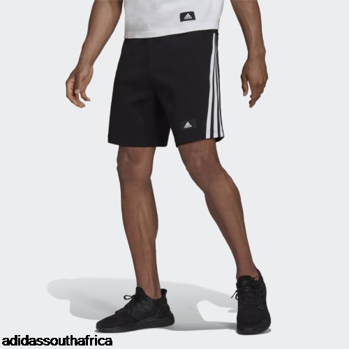 Sportswear Future Icons 3-Stripes Shorts Hot Black Adidas South Africa