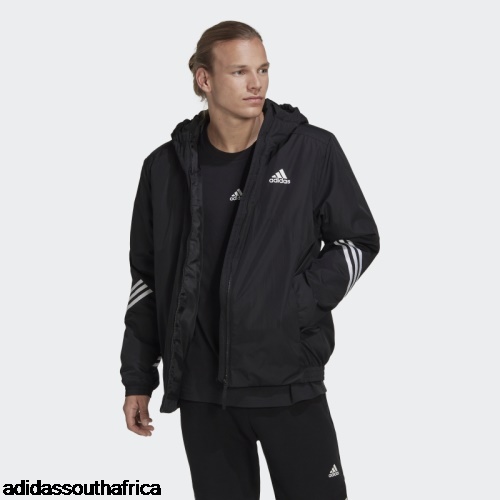 Back to Sport Hooded Jacket Black Adidas Adidas South Africa